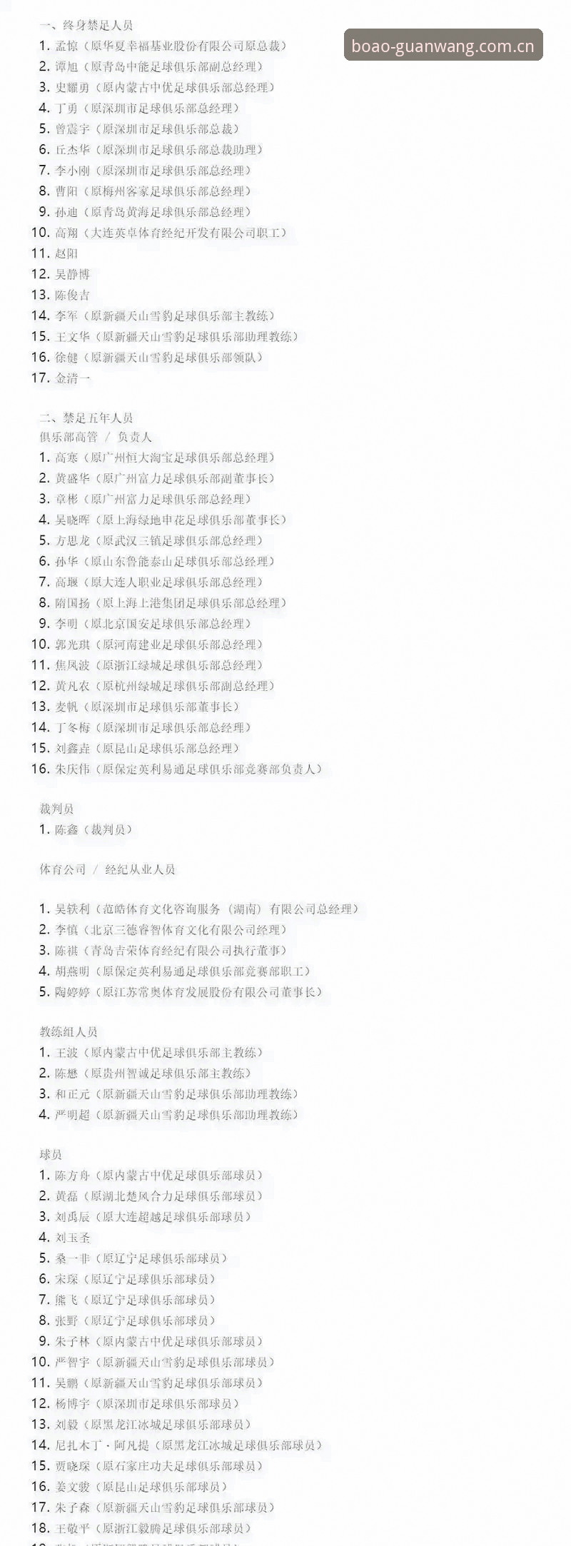 博澳娱乐注册 中国足球反腐风暴深度解析:第三批禁足名单全面梳理与行业影响